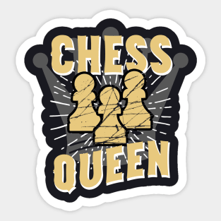Chess Queen Sticker